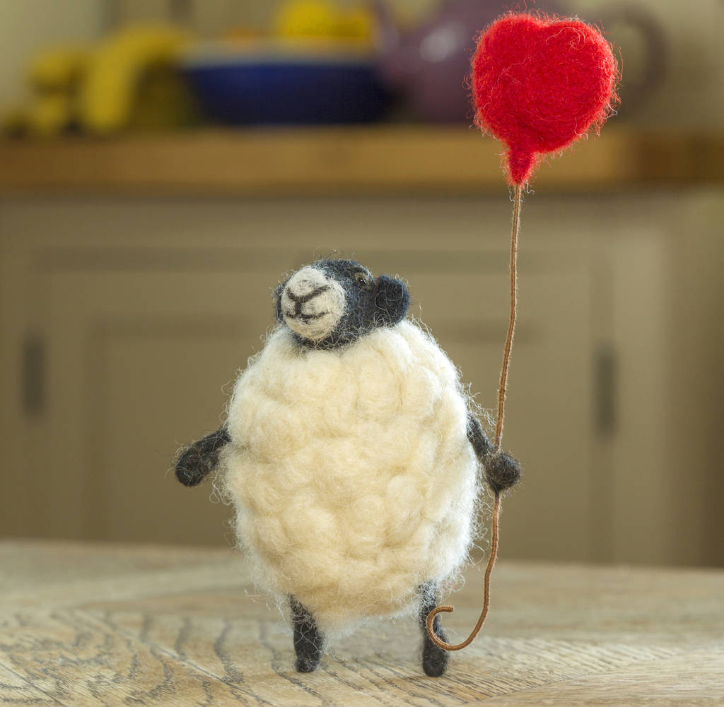 Shepley Sheep With Heart Balloon, 1 of 7