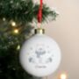 Personalised Polar Bear Christmas Bauble, thumbnail 3 of 4