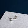 Sterling Silver Rocket And Planet Stud Earrings, thumbnail 5 of 7