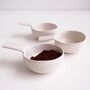 Handmade Oatmeal Pottery Coffee Scoop / Spoon, thumbnail 7 of 10