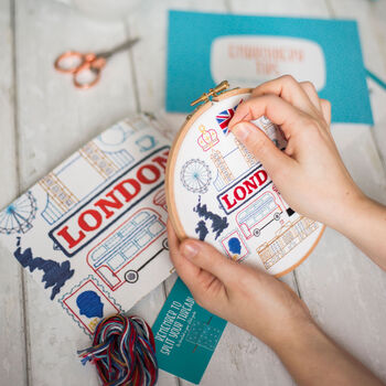Stitching London, Hand Embroidery Kit, 5 of 5