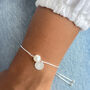 Personalised Pearl Sterling Silver Slide Bracelet, thumbnail 1 of 10