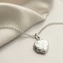 Sterling Silver Sweet Heart Locket Necklace, thumbnail 1 of 9