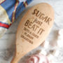 Personalised Sugar Just Beat It Baking Spoon, thumbnail 2 of 3