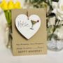 Personalised Friend Birthday Card Wooden Prosecco Gift, thumbnail 1 of 2