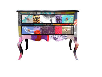 French Patchwork Chest Of Drawers, 2 of 2