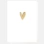 Gold Embossed Heart Gift Wrap, thumbnail 2 of 2