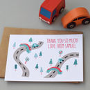 12 Personalised Forest Road Thank You Cards By Little Ink ...