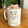 Personalised Hamster Lover Ceramic Mug, thumbnail 2 of 4