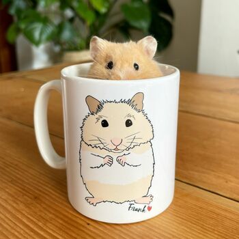 Personalised Hamster Lover Ceramic Mug, 2 of 4