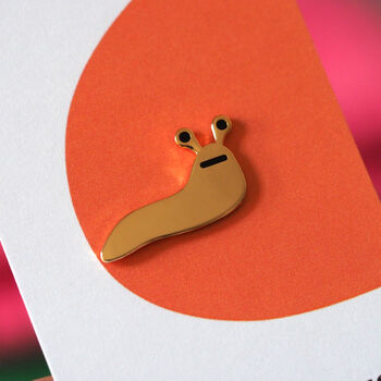 Slug Enamel Pin Badge, 7 of 12