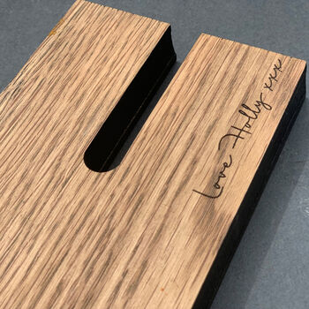 Custom Engraved Wooden Wine Butler For All Occasions, 4 of 4