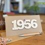Personalised 70th Birthday 1956 Year Card, thumbnail 1 of 9