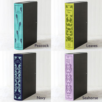 Personalised Modern Book Box File And Ring Binders, 7 of 11