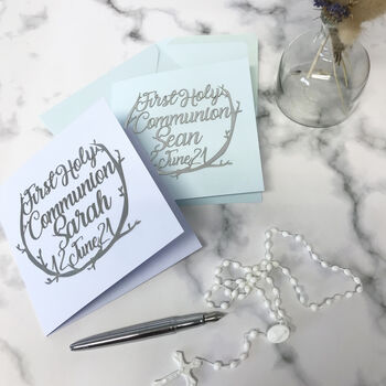 Personalised First Holy Communion Papercut Card, 8 of 10