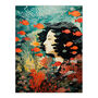Sleeping With Fishes Underwater Dream Wall Art Print, thumbnail 6 of 6