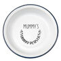 Personalised Roast Potatoes Enamel Serving Bowl, thumbnail 5 of 5