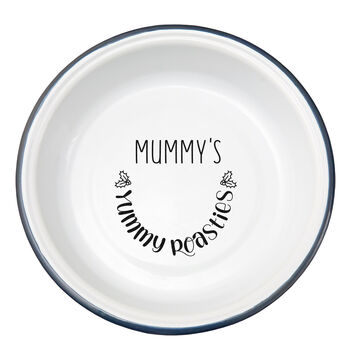 Personalised Roast Potatoes Enamel Serving Bowl, 5 of 5