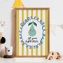 Let Your Light Shine Pear Nursery Print, thumbnail 1 of 8