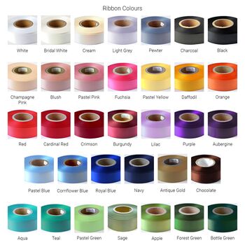 Father's Day 25mm Personalised Printed Ribbon, 10 of 10