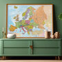 Europe Wall Map, thumbnail 1 of 8