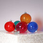 Christmas Cut Glass Bauble, 8cm, thumbnail 1 of 10