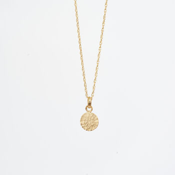 Textured Round Tag Necklace, 5 of 9