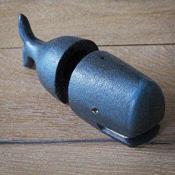 Set Of Whale Bookends Cast Iron, 4 of 5