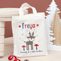 Personalised Natural Christmas Party Bag, thumbnail 1 of 6