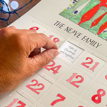 Family Activities Welly Advent Calendar And Print, 4 of 4