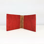Sustainable Cork Card Holder Red, thumbnail 5 of 5