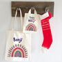 Personalised Christmas Rainbow Gift Bag, thumbnail 1 of 3