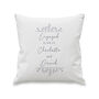 Personalised Grey Floral Cushion Cover, thumbnail 5 of 6