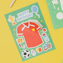 Eco Friendly Football Party Bag Stickers – Kids Party Favours Plastic Free, thumbnail 1 of 8