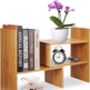 Adjustable Natural Bamboo Storage Organiser Bookshelf, thumbnail 4 of 7