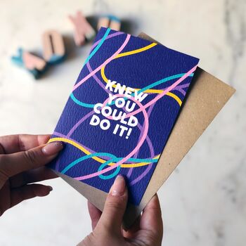 Congratulations Card 'Knew You Could Do It', 3 of 7