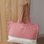 Personalised Contrast Custom Tote Classic Shopper Bag, thumbnail 2 of 8