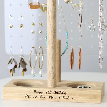 Personalised Earring Stand And Jewellery Hanger, 6 of 10