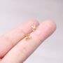 Small Scissor Stud Earrings, Tiny Minimalistic Studs, thumbnail 1 of 7
