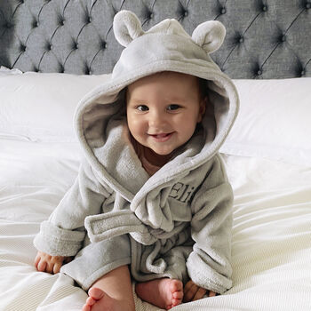 Personalised Twins Dressing Gowns With Ears, 5 of 9