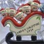 Personalised Family Sleigh Decoration, thumbnail 3 of 4