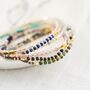 Minimalist Colourful Silk Thread Gemstone Bracelets, thumbnail 3 of 12