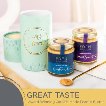 Peanut Butter Duo Gift Set Personalised Letterbox Gift, 5 of 12