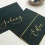 Forest Green Place Cards, thumbnail 2 of 4