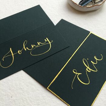 Forest Green Place Cards, 2 of 4