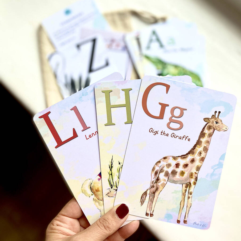 A Z Animal Children's Flash Cards, 1 of 7