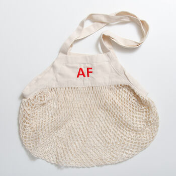 Personalised Embroidered Net Tote Bag, 8 of 10