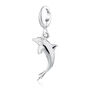 Children's Sterling Silver Dolphin Charm Necklace, thumbnail 5 of 8