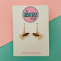 Sparkly Guppy Fish Earrings *More Colours Available*, thumbnail 3 of 4