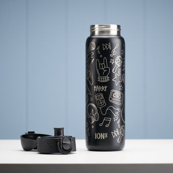 Personalised Music Children's School Ion8 Water Bottle, 7 of 9